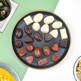 30-Piece Artificial Chocolate Prop Set, Mixed Dark, Milk & White Chocolate Assortment, Lifelike Replicas For Store Displays, Home Décor,