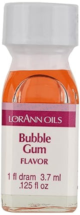 LorAnn Bubble Gum SS Flavor, 1 dram bottle (.0125 fl oz - 3.7ml - 1 teaspoon) - 12 Pack