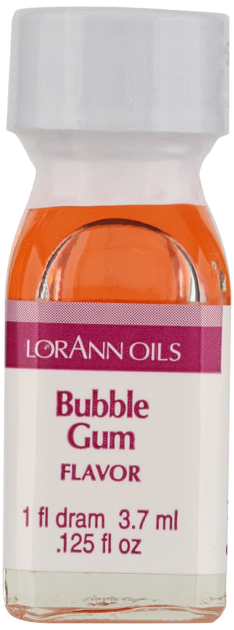 LorAnn Bubble Gum SS Flavor, 1 dram bottle (.0125 fl oz - 3.7ml - 1 teaspoon) - 12 Pack