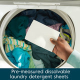 Grove Co. Laundry Detergent Sheets, Power Clean Dissolving Washer Sheets (2 Pack - 64 Loads) Tough Stain Remover, 100% Natural Lavender Blossom