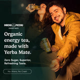 MACHU PICCHU 12-Pack-Alpine Mint Zero Sugar Energy Mate Drink - Non-Carbonated Yerba Mate, 120mg Organic Caffeine, Smooth Focus Without Jitters or