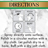 Stone Care International Granite Stone Polish - 24 Ounce - for Granite Marble Soapstone Quartz Quartzite Slate Limestone Corian Laminate Tile