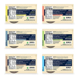 The Good Chocolate - Keto Chocolate Variety Pack, Zero Sugar, Lower Net Carb Snack, Lower Calorie Chocolate Candy Variety Pack, 6 Flavors, 6 Bar Value