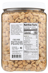 Aurora Products Organic Roasted & Salted Peanuts, 44 Oz