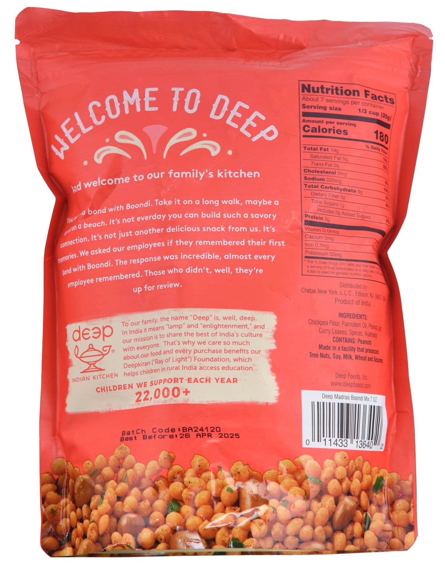Madras Boondi Mix (7oz)