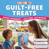 Zollipops Clean Teeth Pops Sugar Free Candy with Xylitol, Dye-Free Lollipops - Keto & Diabetic-Friendly, Dentist-Approved Treats for Kids (Natural