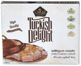 Cerez Pazari Turkish Delight with Fantastic Gum Mastic 7 oz Gourmet Small Size Snacks Gift Box | No Nuts Sweet Luxury Traditional Confectionery Vegan