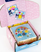Hello Kitty & Friends Happy Birthday Sweet Treat Gift Box - Includes 1 Jumbo Strawberry Milk Crispy Treat with Edible Design, Ready-to-Gift Unique