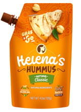 Helena Hummus (3-pack), Shelf-Stable, No Added Preservatives, 2 Natural Classic 4.23 oz and 1 Roasted Bell Pepper Hummus To-Go, 4.23 oz (1 Tripack)