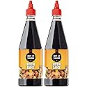 Best Of Thailand Hoisin Sauce | Real Authentic Asian Brewed Sauces for Cooking & Meal Dressings | No MSG, Certified Kosher & Fat-Free | 2 Pack - Each