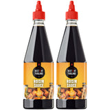 Best Of Thailand Hoisin Sauce | Real Authentic Asian Brewed Sauces for Cooking & Meal Dressings | No MSG, Certified Kosher & Fat-Free | 2 Pack - Each