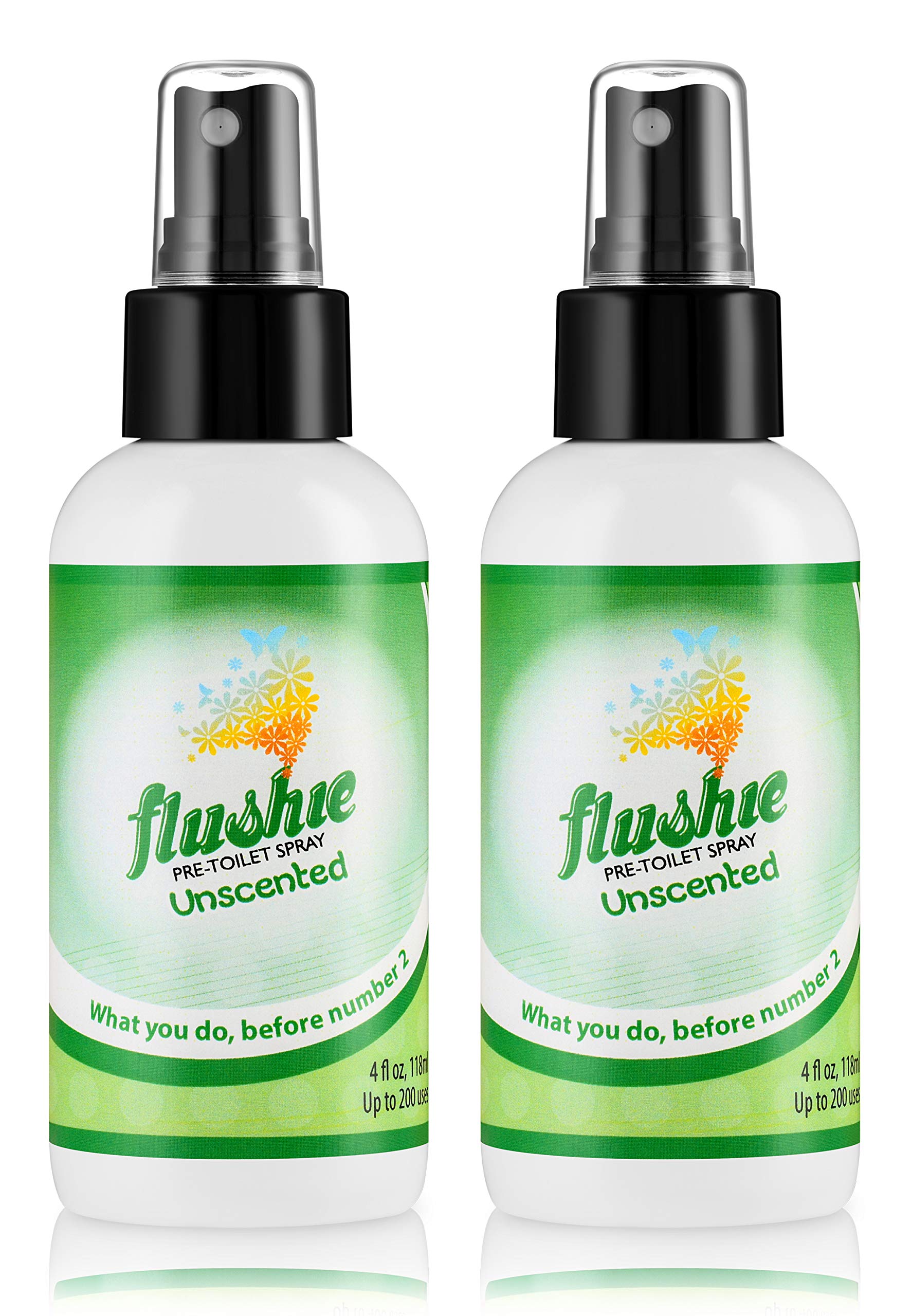 Flushie Pre-Toilet Spray Poop Spray Travel Size Toiletries Bathroom Spray for Toilet Traveling Essentials Poop deodorizer Poop Odor eliminator 4oz