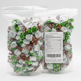 Chocolate Filled Mints Individually Wrapped 1 lb - Mint Hard Shell with Chocolate Filled Center, Old Fashioned Candy