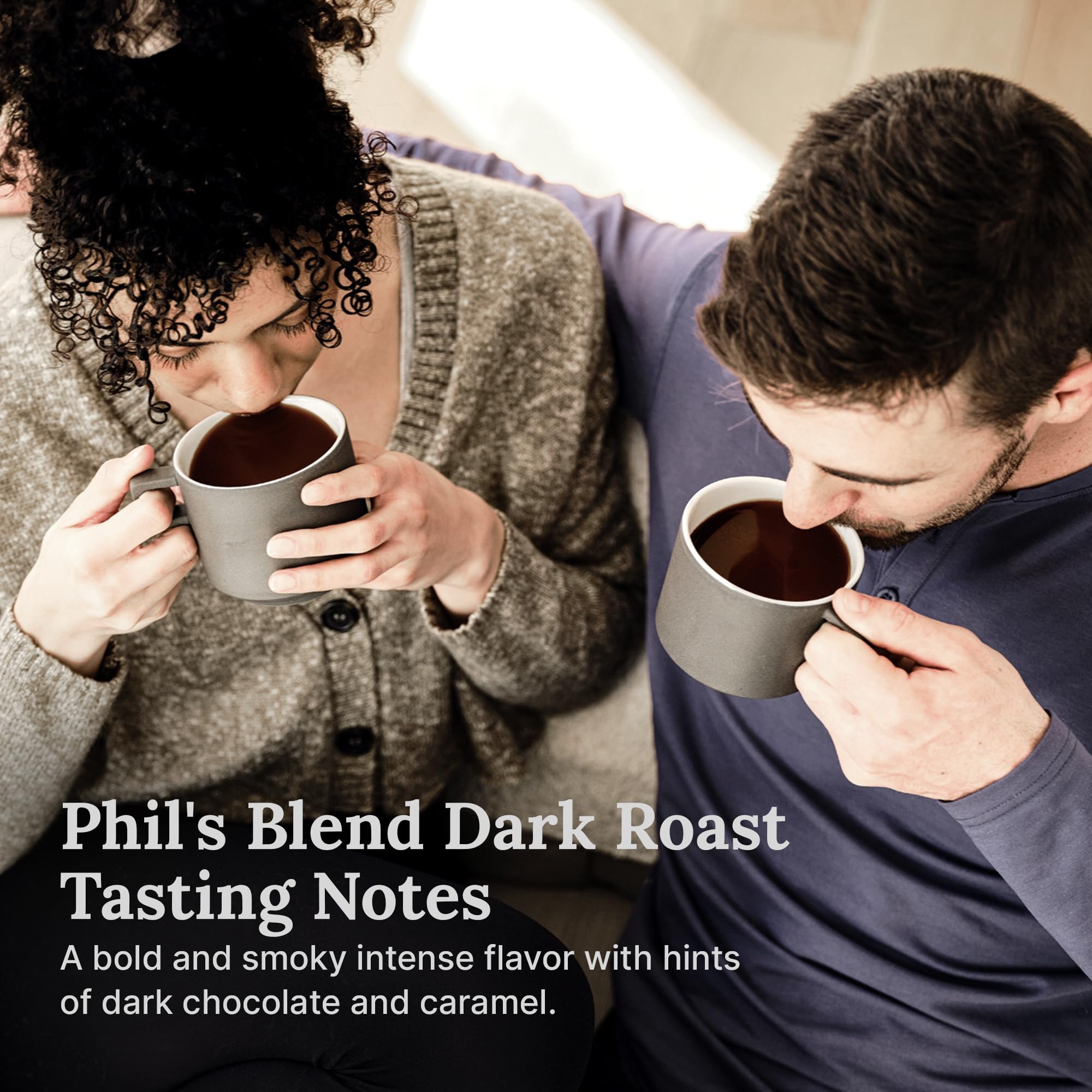 For Wellness Arabica Ground Coffee (12 oz, Dark Roast) - Pair With The Good Stuff to Supercharge Your Coffee
