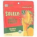 SOLELY Organic Dried Mango Halves, Large (Pack of 1) | One Ingredient | Vegan | Non-GMO | No Added Sugar