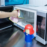OIF Microwave Oven Steam Cleaner Easily Cleans the Crud In Minutes. Steam Cleans and Disinfects With Vinegar and Water for Home or Office Kitchens