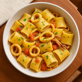 Calamarata, Durum Wheat Semolina Macaroni Product