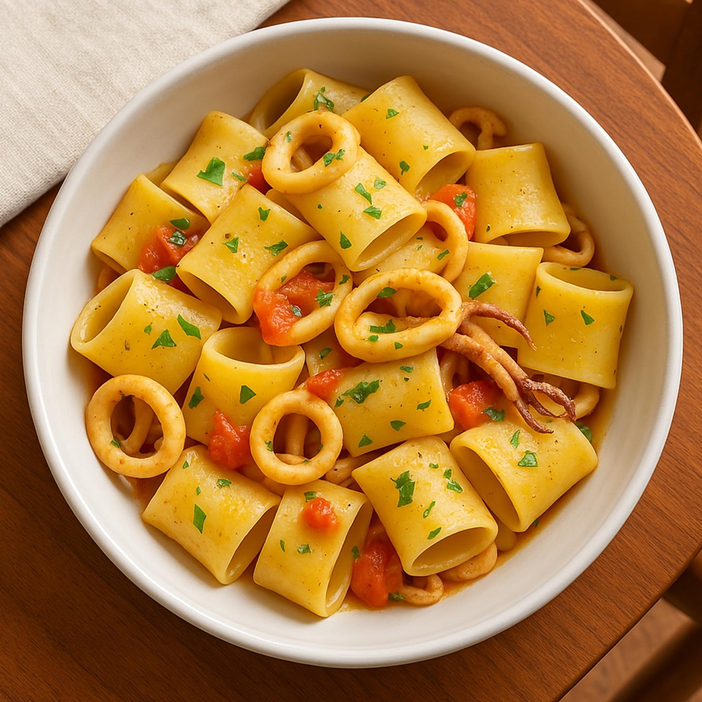 Garofalo - Premium Durum Wheat Semolina Calamarata Pasta, Italian Made, Bronze-Drawn, Al-Dente, One-Ingredient Pasta (2 pack)