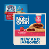 Nutri-Grain Breakfast Bars, Made with 10g Whole Grains, Snack Bars, Strawberry, 10.4oz Box (8 Count)