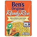 BEN'S ORIGINAL Ready Rice Roasted Chicken Flavored Rice, Easy Dinner Side, 8.8 oz Pouch