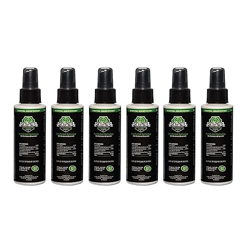 SNiPER Hospital Disinfectant, Odor Eliminator & All-Purpose Cleaner, 4 Ounce Spray, 6-Pack