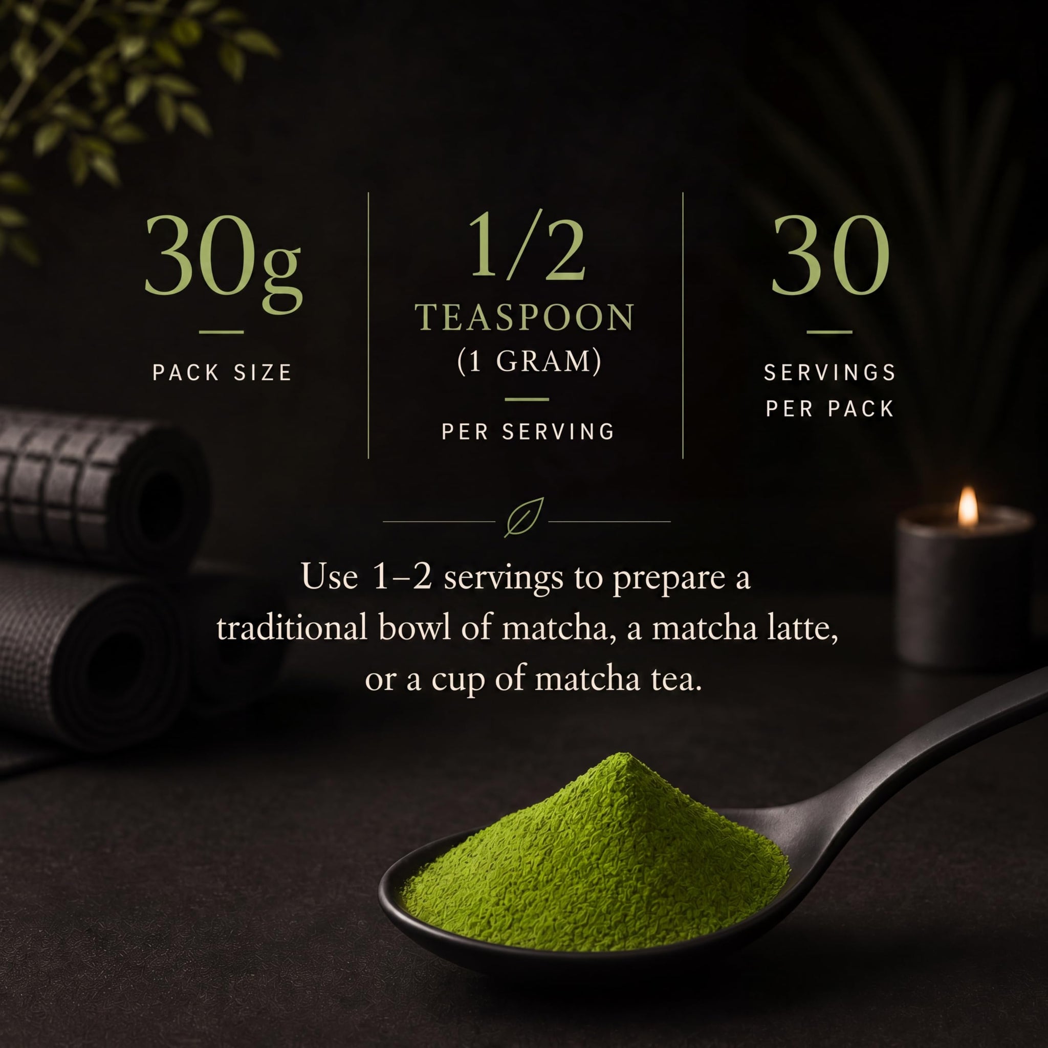 Matcho | Premium Matcha - Organic First Harvest Ceremonial Grade Matcha Green Tea Powder from Uji, Kyoto (30g/1.06oz)
