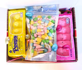 Gift Box Garden | Easter Candy & Chocolate Gift Box | Includes Marshmallow Chicks, Candy Corn & Foil Wrapped Chocolate Eggs | Festive Bunny Basket