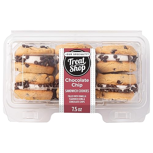 Our Specialty Chocolate Chip Cookies, Sandwich Cookies with Vanilla Icing, 6 Count Frozen