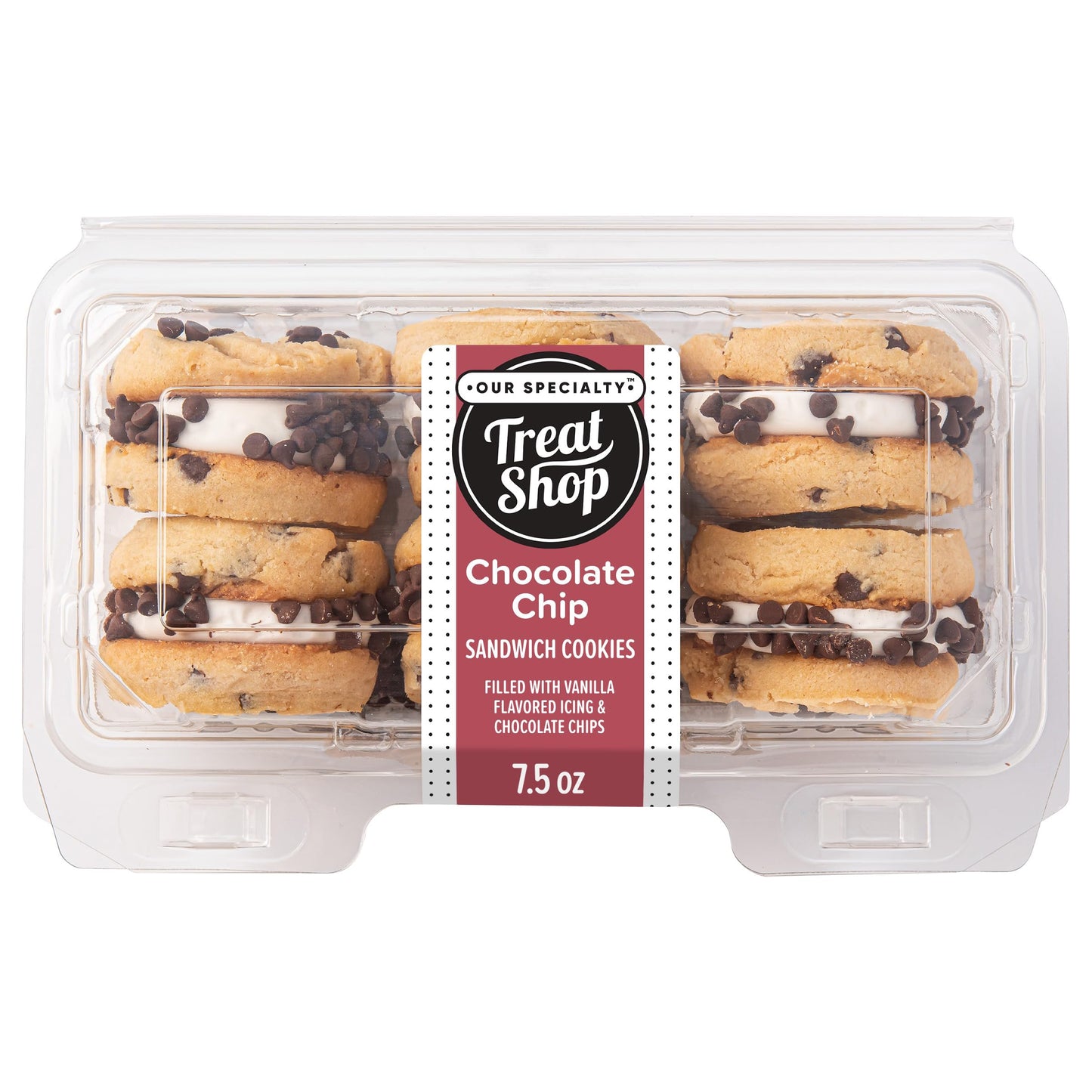 Our Specialty Chocolate Chip Cookies, Sandwich Cookies with Vanilla Icing, 6 Count Frozen