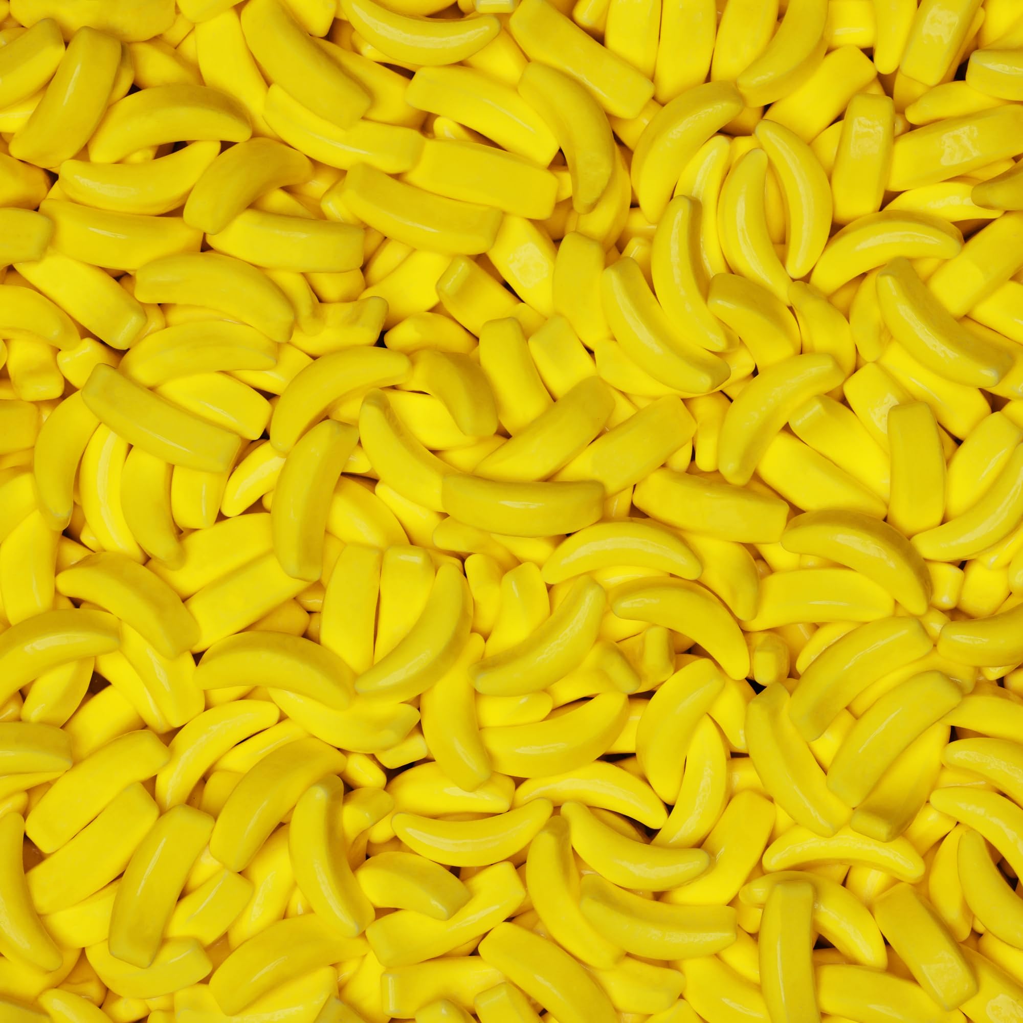 Bananas Runts Candy - about 1200 psc 1.7 LB Hard Candy Bulk Gumball Machine Refills - Banana Candies for Cake Decorations Goody Bags Party Favors