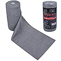 MAYOUTH Microfiber Cleaning Cloths Roll 50-Pack Reusable Paper Towels for Car Wash Supplies Ultra Absorbent Kitchen Dish Rags House Window Cleaning