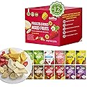 ONETANG Freeze-Dried Mixed Fruit, 12 Pack Single-Serve Pack, Non GMO, Kosher, No Add Sugar, Gluten free, Vegan, Holiday Gifts, Healthy Snack 0.35 Oz