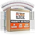 Pure Kick Ultimate Variety Pack - 9 Flavors of Energy Drink Packets - Pure Kick Hydrate and Energy Drink Powder - Water Flavoring Packets - Water