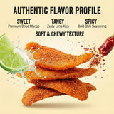 Chili Lime Dried Mango Slices, 1 lb. Bag, Sweet, Tangy, and Spicy, Authentic Mexican Style Dry Fruit, Fresh and Natural
