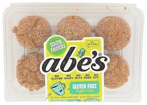 Abe's Coffee Cake Muffin 6 Count, 5.5 OZ