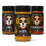 Spanglsh Asadro Mexican Street Flavor Collection, Taco, Elote & Carne Asada Seasonings, Mexican-Inspired Spice Blends for Tacos, Corn, Steak, Chicken