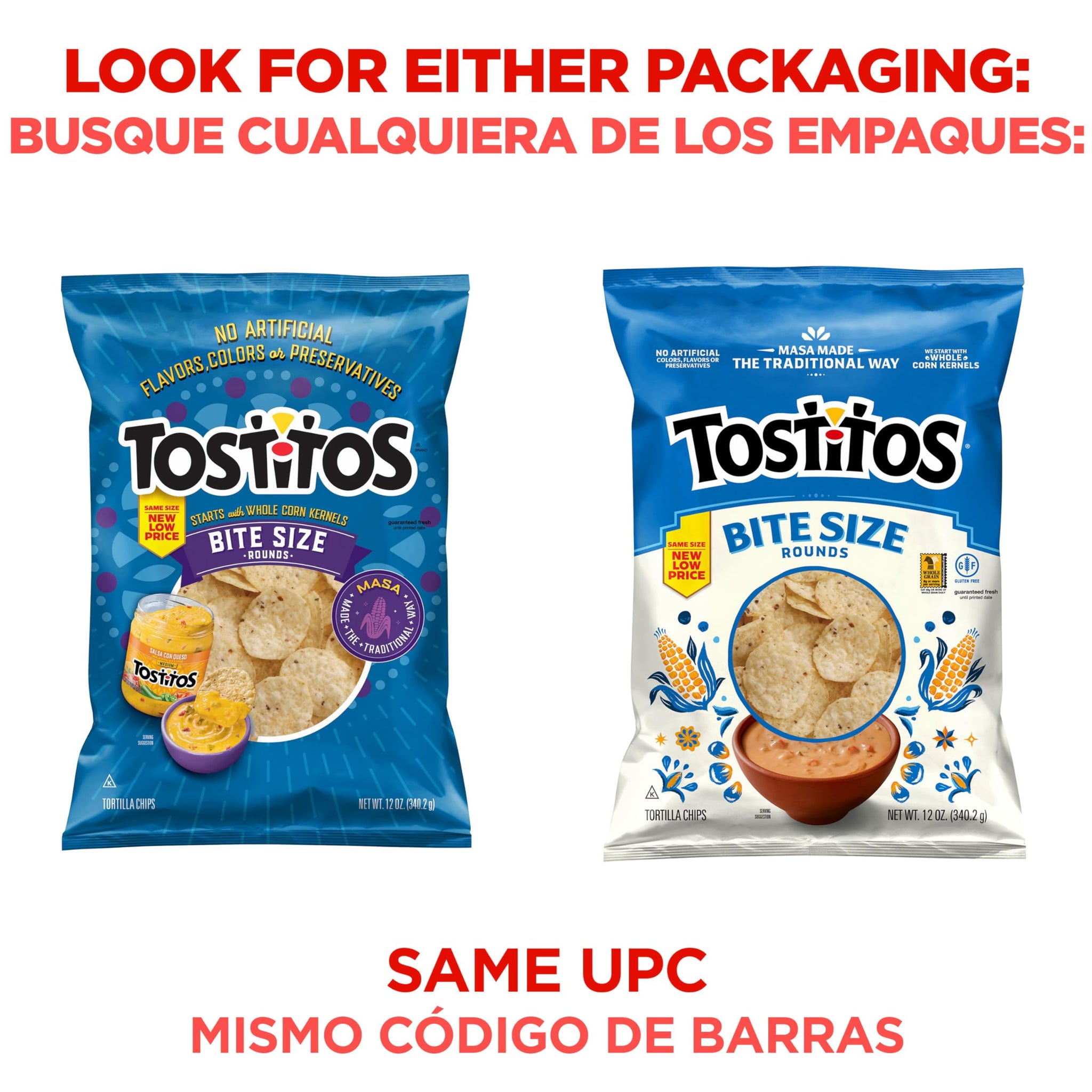Tostitos Tortilla Chips Bite Size Rounds Bag, 12 Oz