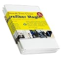 Microfiber Magic Streak Free Cleaning Cloth 3 Pack Clean Any Surface with Just Water Eco Friendly Environmentally Safe Perfect for Window, Mirror