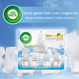 Air Wick Scented Oil Refill, Snuggle Fresh Linen, 5 refills (Pack of 8)