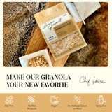 Laura's Gourmet Granola - Sinful Cinnamon Crunch - Gluten, Soy & Dairy Free - Organic Agave, Cinnamon & Pure Ground Vanilla, Vegan, Chef's Trifecta