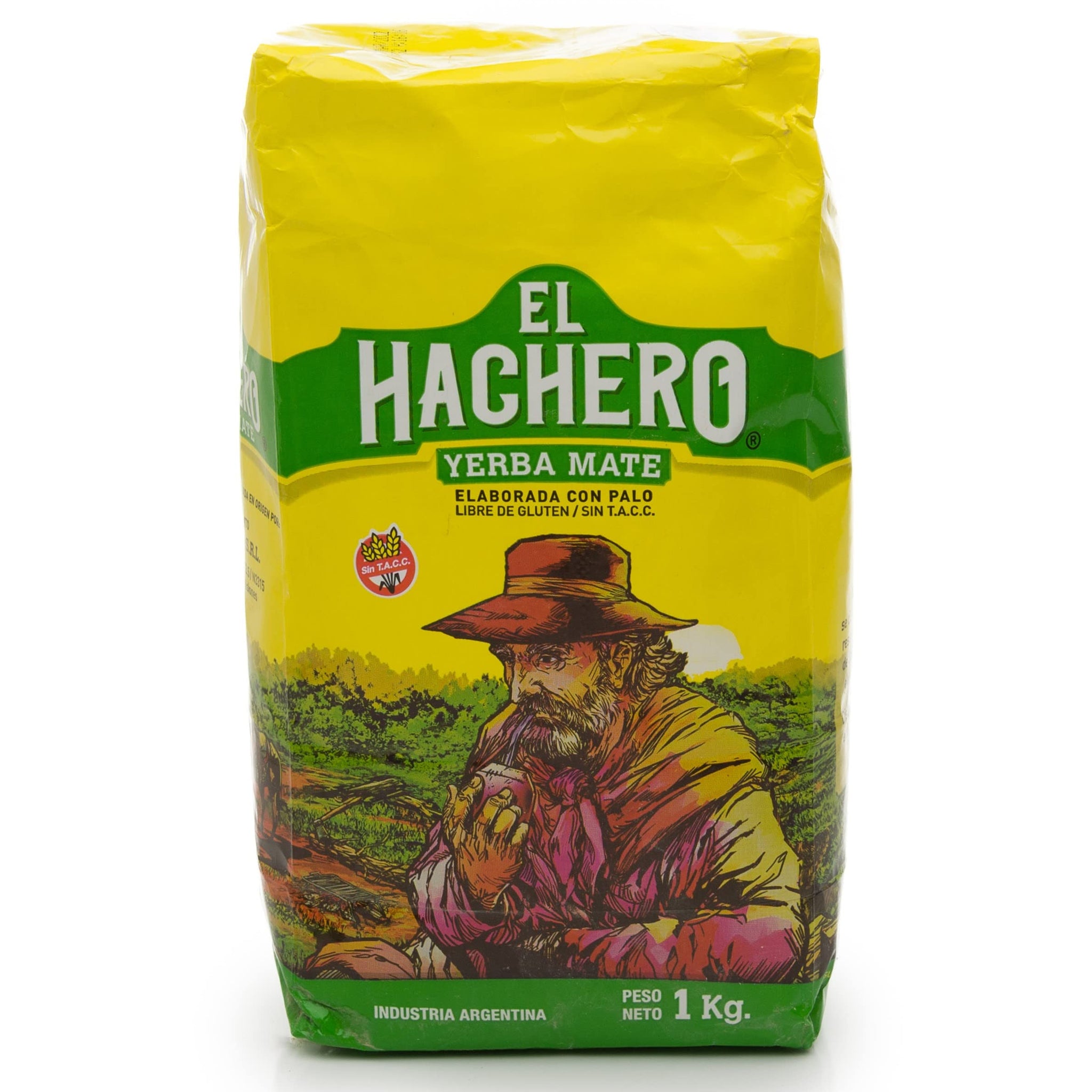The Argentino "El Hachero" Yerba Mate Tea Yerba Mate Loose Leaf Yerbamate Yerbe mate Loose green tea (1kg./2.2Lb)