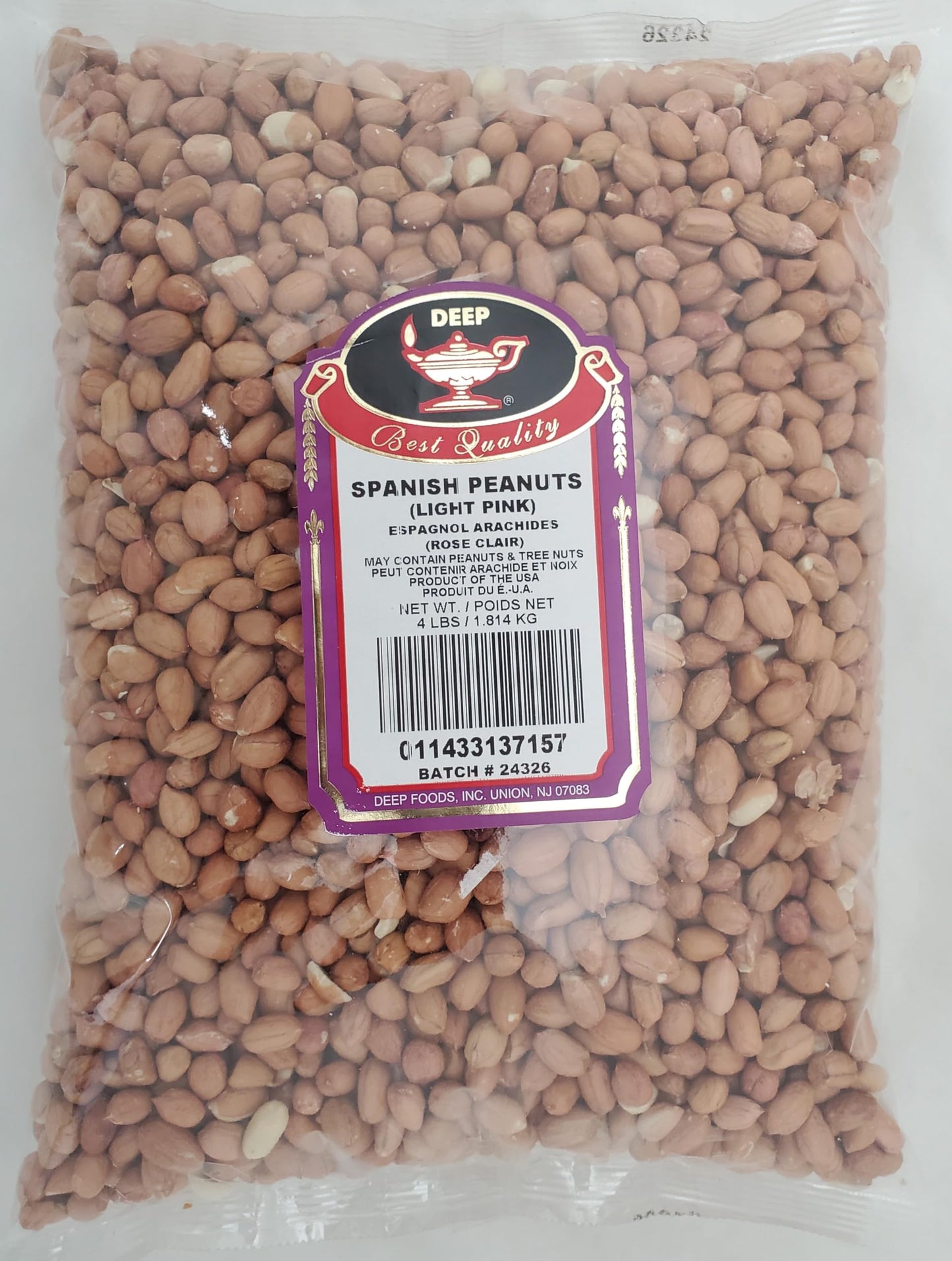 Spanish Peanuts Small Pink 4 lb