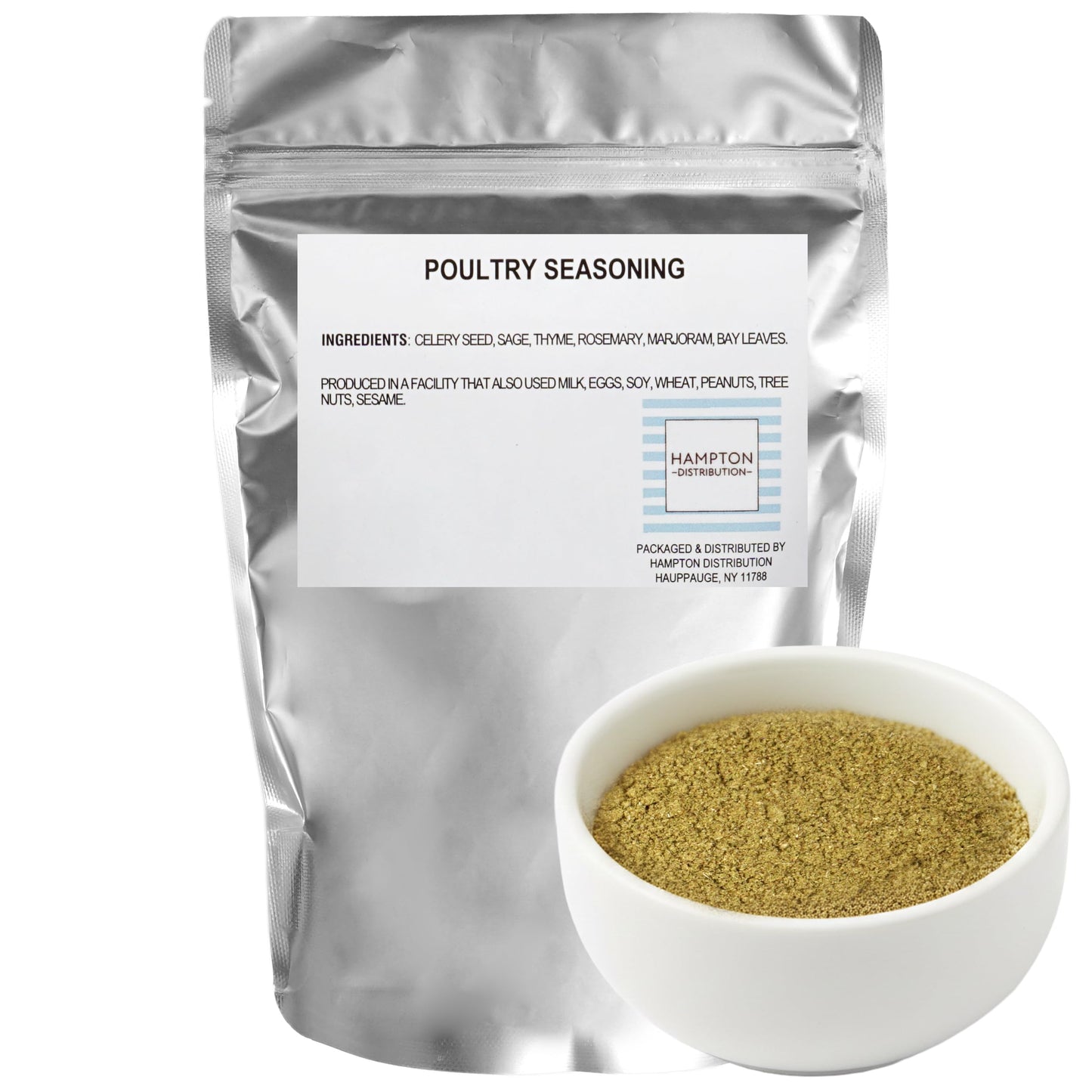 Poultry Seasoning, 3.5 Ounce Bag, Hampton Distribution