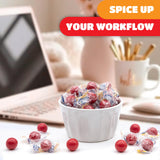 Spicy Cinnamon Jawbreakers - 2 Pound Bulk Pack (160 Count) - Cinnamon Hard Candy - Individually Wrapped Fiery Nostalgic Treat - Old Fashioned Hard