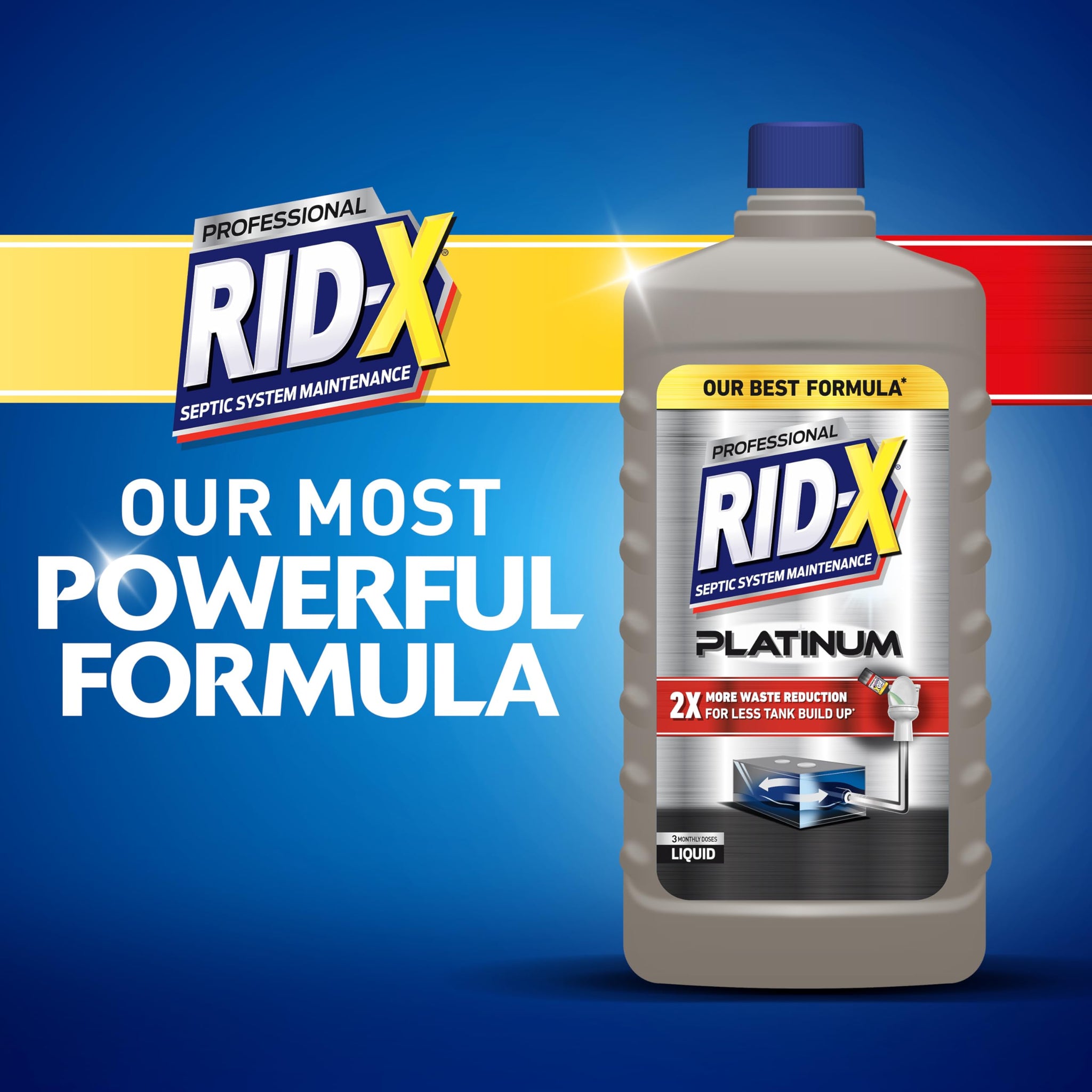 RID-X® Professional Platinum Septic System Maintenance - Liquid 24 oz.