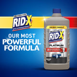RID-X Septic Tank Treatment Platinum Liquid 6 Month Supply - Our Best Formula with x2 More Waste Reduction