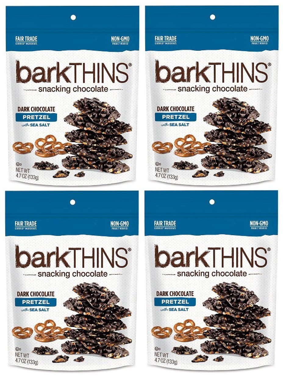 Snacking Chocolate 4.7oz (Dark Chocolate Pretzel, 4 Pack).
