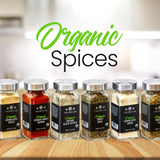 The Spice Lab Complete Organic Spices and Seasonings Set - 30 Jar Spice Kit Variety Pack - Complete Starter Spice Set Great BBQ, Grilling and Spice