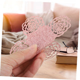 CIYODO 50pcs Hollow Design Chocolate Paper Holders Decorative Candy Cups for Weddings Parties Unique Chocolate Wrapping for Desserts Practical
