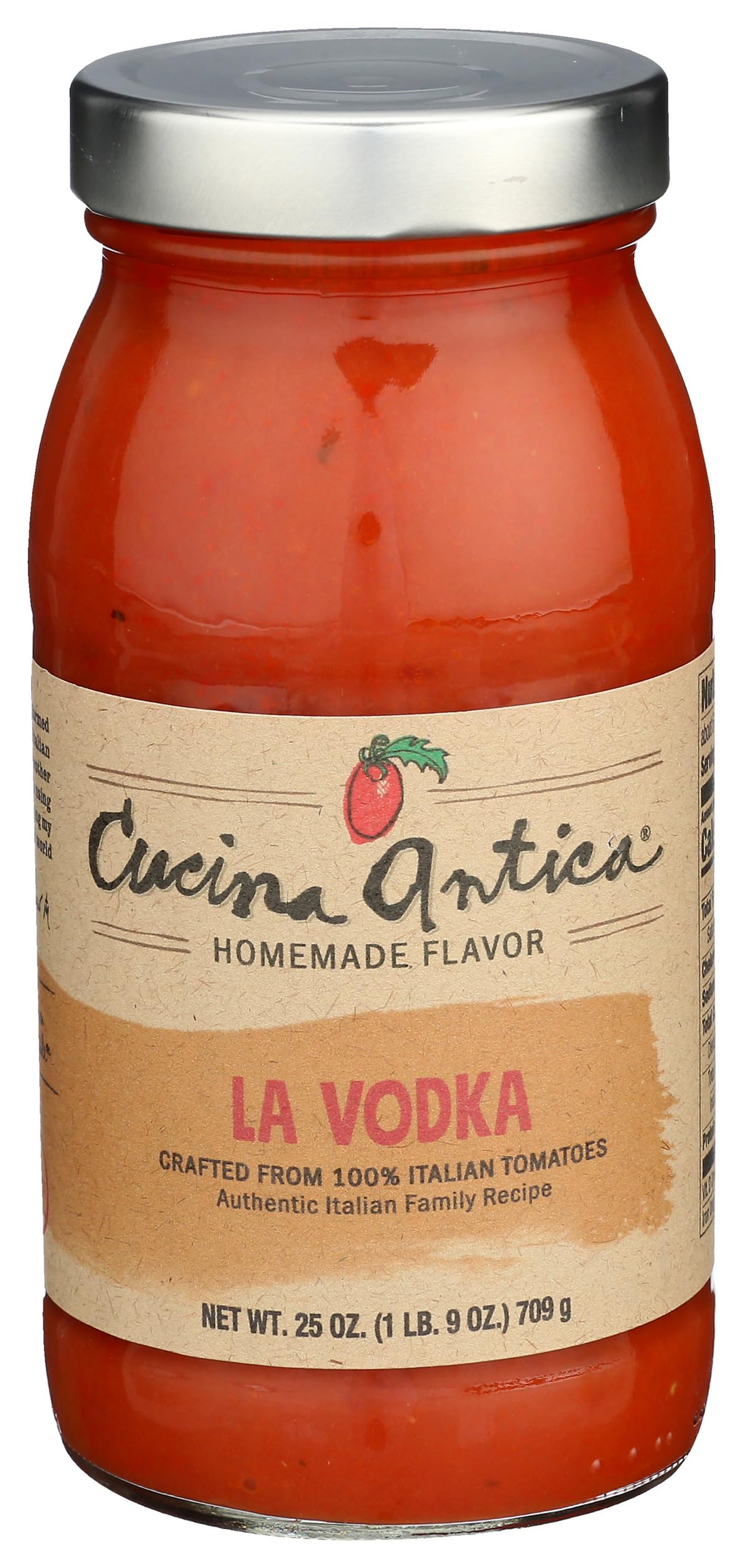 Cucina Antica La Vodka Sauce, 25 Ounce